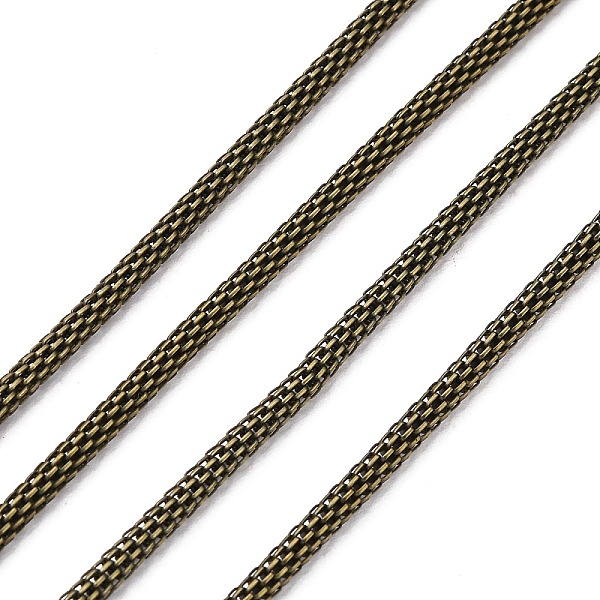 PandaHall Iron Mesh Chains Network Chains, Unwelded, Lead Free and Nickel Free, Antique Bronze, 2.5mm thick Iron
PandaHall Iron Mesh Chains Network Chains, Unwelded, Lead Free and Nickel Free, Antique Bronze, 2.5mm thick Iron