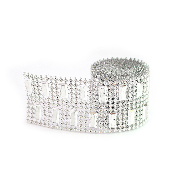 PandaHall Plastic Sparkling Flower Shape Mesh Wrap Roll, 8 Rows Rhinestone Mesh Ribbon, for Wedding, Birthday, Baby Shower, Arts & Crafts..., Silver
PandaHall Plastic Sparkling Flower Shape Mesh Wrap Roll, 8 Rows Rhinestone Mesh Ribbon, for Wedding, Birthday, Baby Shower, Arts & Crafts..., Silver