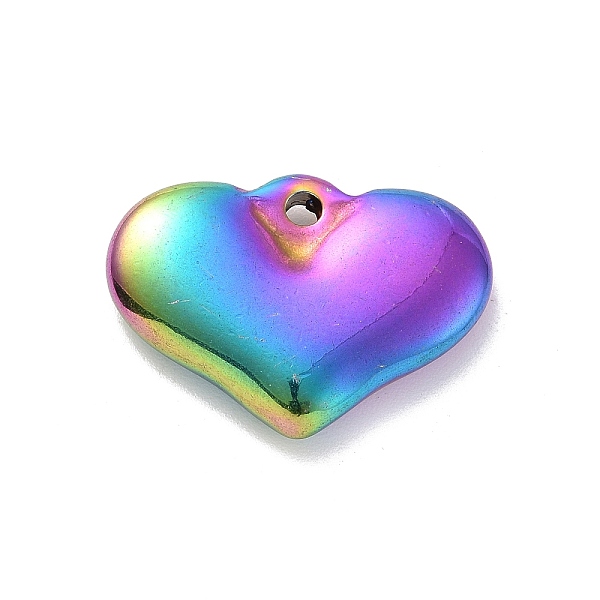 PandaHall Vacuum Plating 304 Stainless Steel Pendants, Heart, Multi-color, 15x20x3.5mm, Hole: 1.8mm 304 Stainless Steel Heart
PandaHall Vacuum Plating 304 Stainless Steel Pendants, Heart, Multi-color, 15x20x3.5mm, Hole: 1.8mm 304 Stainless Steel Heart