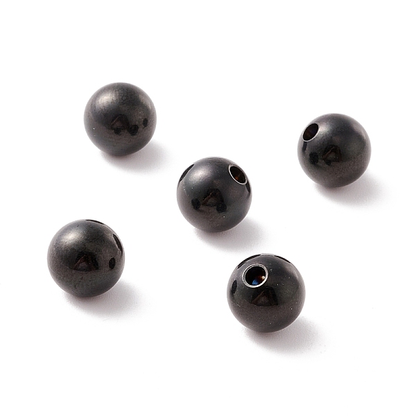 PandaHall 202 Stainless Steel Beads, Half Drilled, Round, Electrophoresis Black, 8x7.5mm, Half Hole: 2mm 202 Stainless Steel Round
PandaHall 202 Stainless Steel Beads, Half Drilled, Round, Electrophoresis Black, 8x7.5mm, Half Hole: 2mm 202 Stainless Steel Round