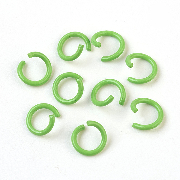 PandaHall Iron Jump Rings, Open Jump Rings, Lawn Green, 17 Gauge, 8~8.5x1.2mm, Inner Diameter: 5~6mm Iron
PandaHall Iron Jump Rings, Open Jump Rings, Lawn Green, 17 Gauge, 8~8.5x1.2mm, Inner Diameter: 5~6mm Iron