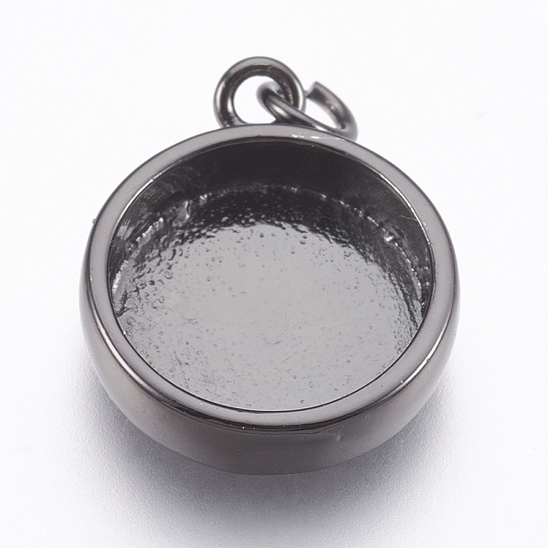 PandaHall Brass Pendant Cabochon Settings, Plain Edge Bezel Cups, Flat Round, Gunmetal, Tray: 12mm, 18x14.5x3.5mm, Hole: 2mm Brass Flat...
PandaHall Brass Pendant Cabochon Settings, Plain Edge Bezel Cups, Flat Round, Gunmetal, Tray: 12mm, 18x14.5x3.5mm, Hole: 2mm Brass Flat...