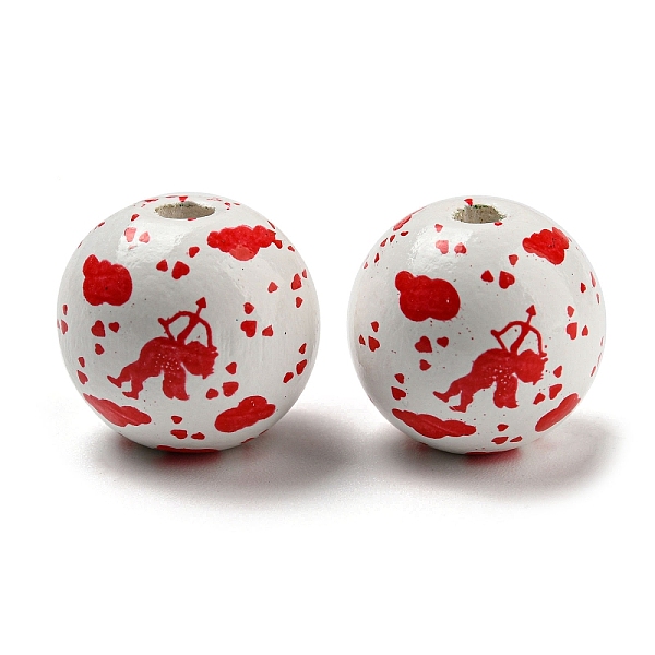 PandaHall Printed Wood Beads, Valentine's Day Round Beads, WhiteSmoke, Angel & Fairy, 16mm, Hole: 3~4.4mm Schima Wood Angel & Fairy White
PandaHall Printed Wood Beads, Valentine's Day Round Beads, WhiteSmoke, Angel & Fairy, 16mm, Hole: 3~4.4mm Schima Wood Angel & Fairy White