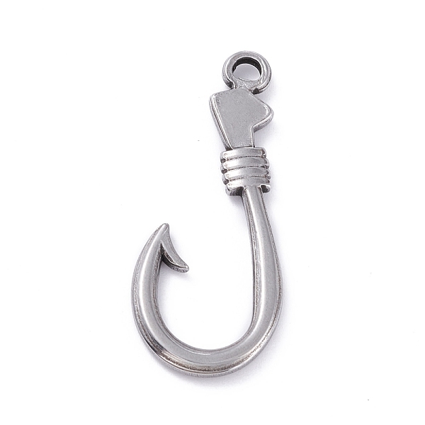 PandaHall 304 Stainless Steel Pendants, Fishhook, Stainless Steel Color, 37x15.5x2.5mm, Hole: 2.5mm 304 Stainless Steel Others
PandaHall 304 Stainless Steel Pendants, Fishhook, Stainless Steel Color, 37x15.5x2.5mm, Hole: 2.5mm 304 Stainless Steel Others