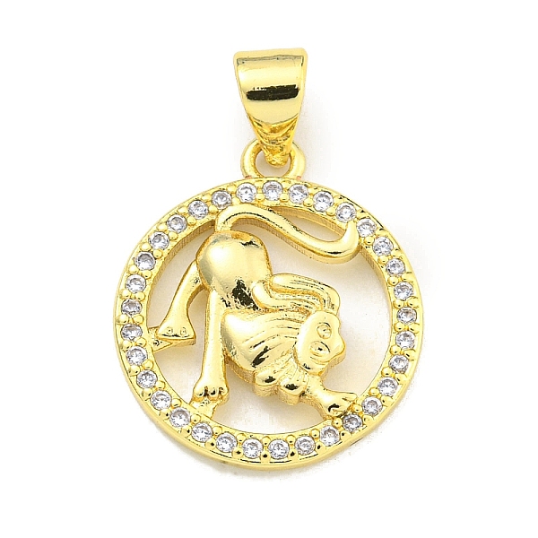 PandaHall Brass Micro Pave Cubic Zirconia Pendants, Real 18K Gold Plated, Leo, 17.8x15x2.8mm, Hole: 4x3.5mm Brass+Cubic Zirconia Leo Clear
PandaHall Brass Micro Pave Cubic Zirconia Pendants, Real 18K Gold Plated, Leo, 17.8x15x2.8mm, Hole: 4x3.5mm Brass+Cubic Zirconia Leo Clear