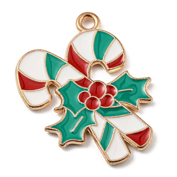 PandaHall Alloy Enamel Pendants, Christmas Theme, Light Gold, Candy Cane, 24x18x1.5mm, Hole: 1.5mm Alloy+Enamel Candy Cane
PandaHall Alloy Enamel Pendants, Christmas Theme, Light Gold, Candy Cane, 24x18x1.5mm, Hole: 1.5mm Alloy+Enamel Candy Cane