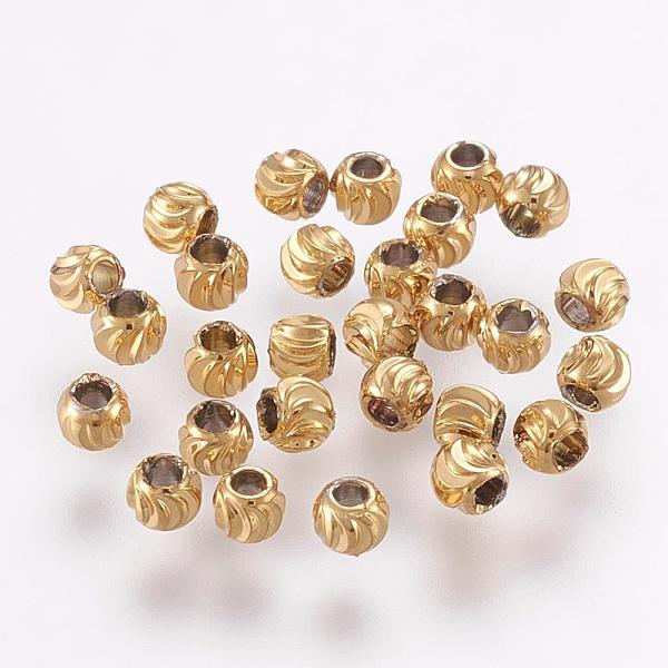 PandaHall Brass Spacer Beads, Long-Lasting Plated, Corrugated Round, Real 18K Gold Plated, 3x2mm, Hole: 1.2mm Brass Round
PandaHall Brass Spacer Beads, Long-Lasting Plated, Corrugated Round, Real 18K Gold Plated, 3x2mm, Hole: 1.2mm Brass Round