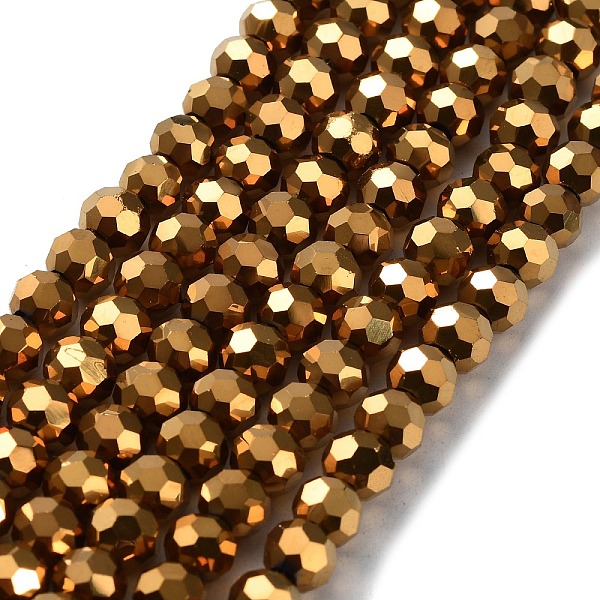 PandaHall Electroplate Glass Bead Strands, Faceted(32 Facets), Round, Golden Plated, 6x5mm, Hole: 1mm, about 100pcs/strand, 21 inch Glass...
PandaHall Electroplate Glass Bead Strands, Faceted(32 Facets), Round, Golden Plated, 6x5mm, Hole: 1mm, about 100pcs/strand, 21 inch Glass...