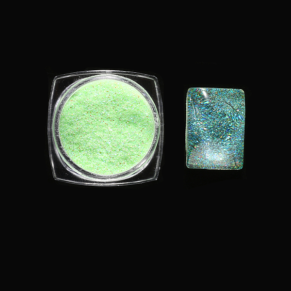 PandaHall Nail Art Luminous Powder, Shining Nail Art Decoration Accessories, Lawn Green, 0.1~0.5x0.1~0.5mm, about 0.7g/box Metal Others
PandaHall Nail Art Luminous Powder, Shining Nail Art Decoration Accessories, Lawn Green, 0.1~0.5x0.1~0.5mm, about 0.7g/box Metal Others