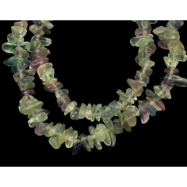 PandaHall Gemstone Beads Strands, Natural Fluorite, Nuggets, Colorful, about 3~5mm wide, 3~5mm long, hole: 1mm, 34 inch Fluorite Chip
PandaHall Gemstone Beads Strands, Natural Fluorite, Nuggets, Colorful, about 3~5mm wide, 3~5mm long, hole: 1mm, 34 inch Fluorite Chip