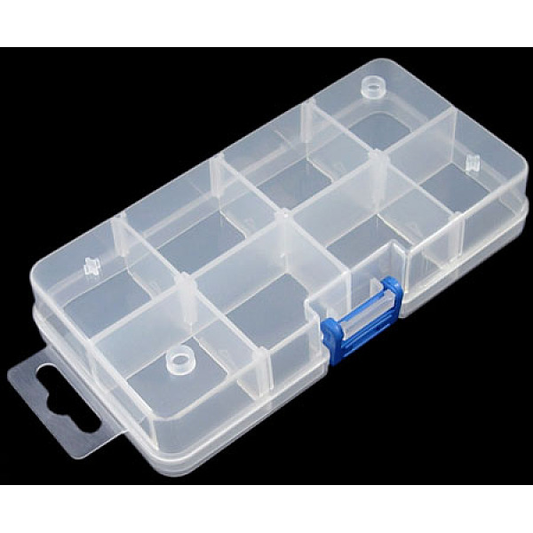 PandaHall Plastic Bead Storage Containers, Adjustable Dividers Box, with Hooks, 8 Compartments, Rectangle, Clear, 7x14x3cm Plastic Rectangle...
PandaHall Plastic Bead Storage Containers, Adjustable Dividers Box, with Hooks, 8 Compartments, Rectangle, Clear, 7x14x3cm Plastic Rectangle...