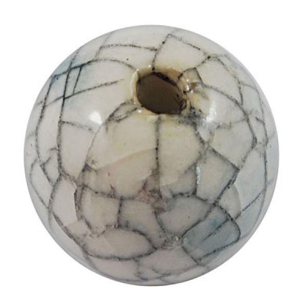 PandaHall Handmade Porcelain Beads, Crackle Style, Round, Light Blue, about 12mm in diameter, hole: 3mm Porcelain Round Blue
PandaHall Handmade Porcelain Beads, Crackle Style, Round, Light Blue, about 12mm in diameter, hole: 3mm Porcelain Round Blue