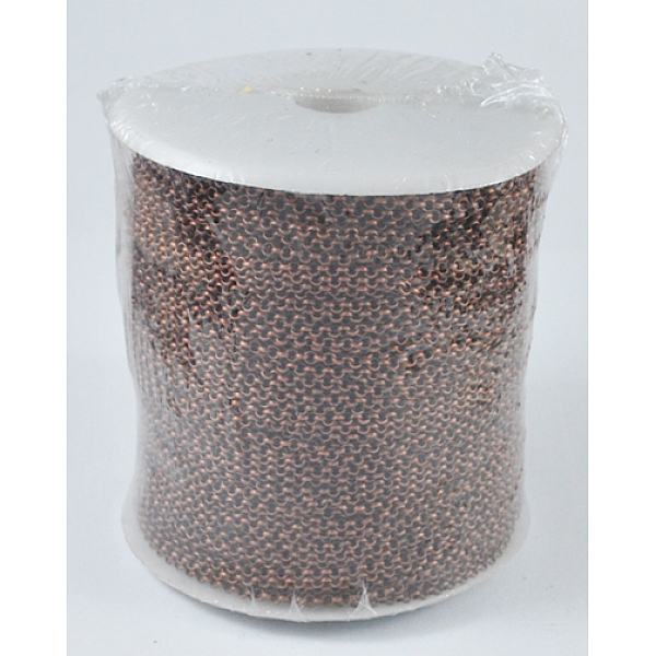 PandaHall Brass Cable Chains, Unwelded, with Spool, Oval, Cadmium Free & Nickel Free & Lead Free, Platinum, 5x2x1mm, about 301.83 Feet...
PandaHall Brass Cable Chains, Unwelded, with Spool, Oval, Cadmium Free & Nickel Free & Lead Free, Platinum, 5x2x1mm, about 301.83 Feet...