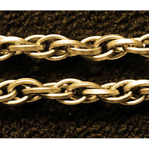 PandaHall Iron Rope Chains, Unwelded, Golden, with Spool, Link:3.5mm, wire: 0.7mm thick, about 328.08 Feet(100m)/roll Iron
PandaHall Iron Rope Chains, Unwelded, Golden, with Spool, Link:3.5mm, wire: 0.7mm thick, about 328.08 Feet(100m)/roll Iron