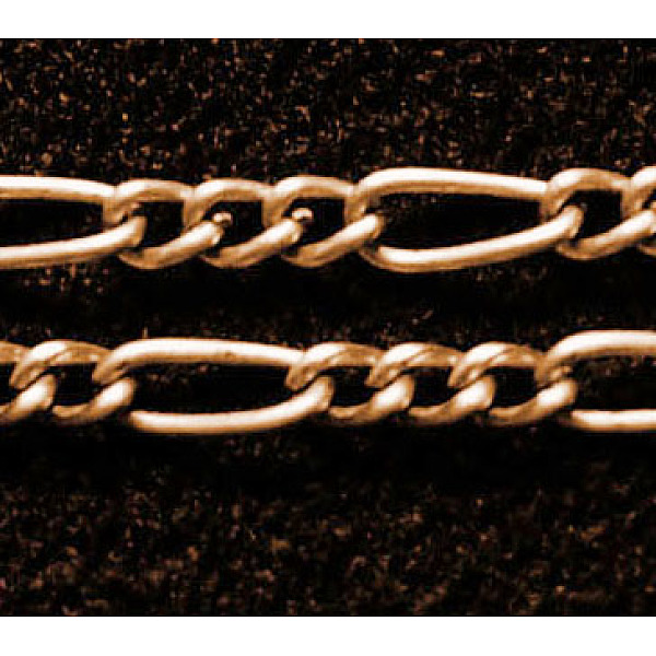 PandaHall Iron Handmade Chains Figaro Chains Mother-Son Chains, Unwelded, Red Copper Color, with Spool, Mother Link:3x7mm, Son Link:2.5x4mm...
PandaHall Iron Handmade Chains Figaro Chains Mother-Son Chains, Unwelded, Red Copper Color, with Spool, Mother Link:3x7mm, Son Link:2.5x4mm...