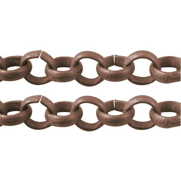 PandaHall Iron Rolo Chains, Belcher Chain, Unwelded, with Spool, Long-Lasting Plated, Red Copper, 6x2mm, about 328.08 Feet(100m)/roll Iron
PandaHall Iron Rolo Chains, Belcher Chain, Unwelded, with Spool, Long-Lasting Plated, Red Copper, 6x2mm, about 328.08 Feet(100m)/roll Iron