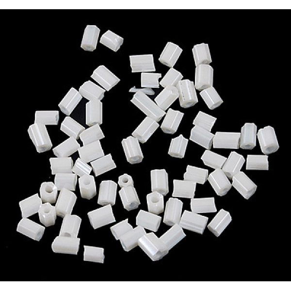 PandaHall Two Cut Glass Seed Beads, Hexagon, WhiteSmoke, about 3mm long, 1.8mm in diameter, hole: 0.6mm, about 21000pcs/bag. Sold per..., White
PandaHall Two Cut Glass Seed Beads, Hexagon, WhiteSmoke, about 3mm long, 1.8mm in diameter, hole: 0.6mm, about 21000pcs/bag. Sold per..., White
