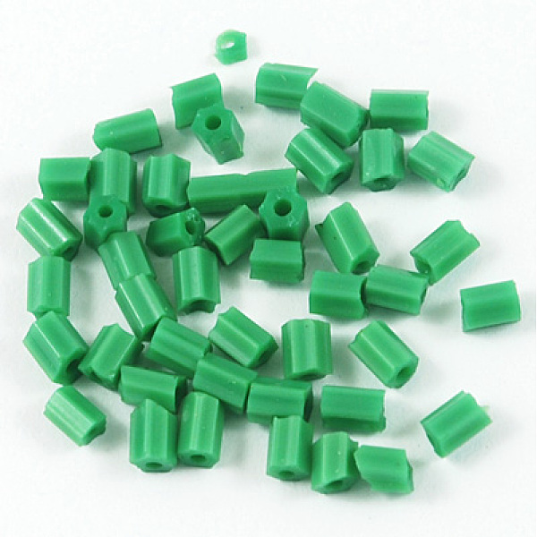PandaHall Two Cut Glass Seed Beads, Hexagon, Green, about 3mm long, 1.8mm in diameter, hole: 0.6mm, about 21000pcs/bag. Sold per package of...
PandaHall Two Cut Glass Seed Beads, Hexagon, Green, about 3mm long, 1.8mm in diameter, hole: 0.6mm, about 21000pcs/bag. Sold per package of...