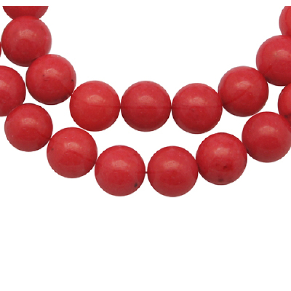 PandaHall Natural Mashan Jade Beads Strands, Dyed, Round, Red, 6mm, Hole: 1mm, about 66pcs/strand, 16 inch Mashan Jade Round Red
PandaHall Natural Mashan Jade Beads Strands, Dyed, Round, Red, 6mm, Hole: 1mm, about 66pcs/strand, 16 inch Mashan Jade Round Red