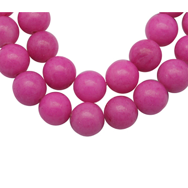 PandaHall Natural Mashan Jade Beads Strands, Dyed, Round, Magenta, 8mm, Hole: 1.2mm, about 51pcs/strand, 16 inch Mashan Jade Round Pink
PandaHall Natural Mashan Jade Beads Strands, Dyed, Round, Magenta, 8mm, Hole: 1.2mm, about 51pcs/strand, 16 inch Mashan Jade Round Pink