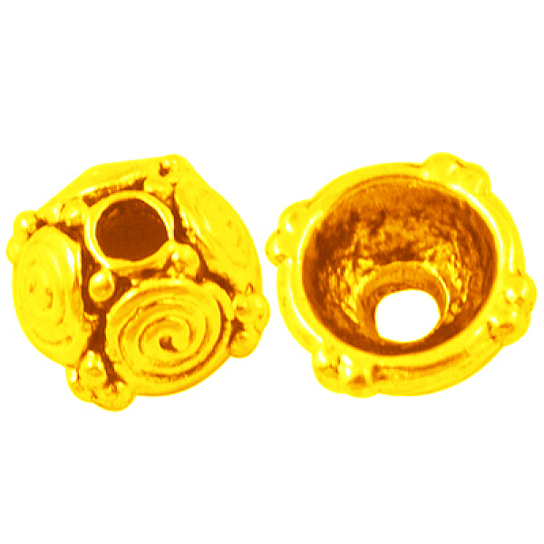 PandaHall Alloy Bead Caps, Lead Free and Cadmium Free, Golden, 8x8x4.5mm, Hole: 2mm, Inner Diameter: 6mm Alloy
PandaHall Alloy Bead Caps, Lead Free and Cadmium Free, Golden, 8x8x4.5mm, Hole: 2mm, Inner Diameter: 6mm Alloy