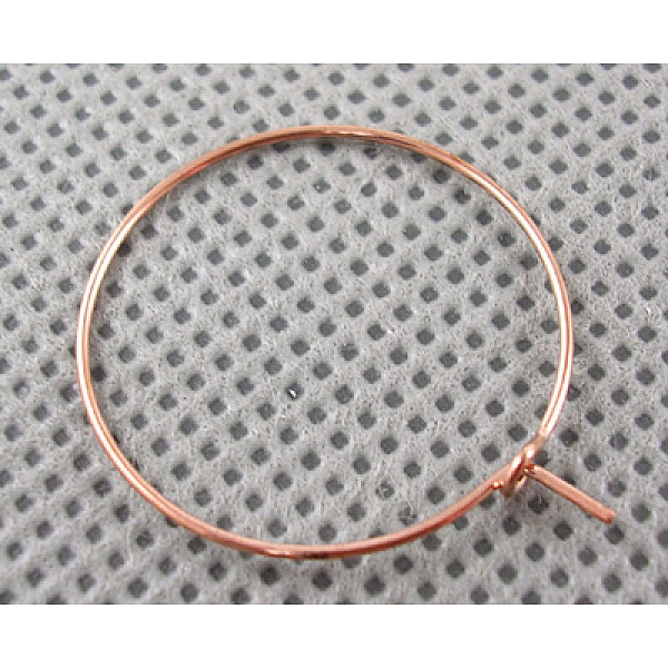 PandaHall Brass Wine Glass Charm Rings, Hoop Earrings Findings, Rose Gold, 30x0.8mm, 20 Gauge Brass
PandaHall Brass Wine Glass Charm Rings, Hoop Earrings Findings, Rose Gold, 30x0.8mm, 20 Gauge Brass