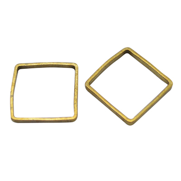 PandaHall Brass Linking Rings, Sqare, Unplated, Nickel Free, about 8mm long, 8mm wide, 0.4mm thick, hole: 7x7mm Brass Square
PandaHall Brass Linking Rings, Sqare, Unplated, Nickel Free, about 8mm long, 8mm wide, 0.4mm thick, hole: 7x7mm Brass Square