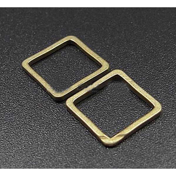 PandaHall Brass Linking Rings, Unplated, Nickel Free Square, Size: about 15mm wide, 15mm long, 1mm thick Brass Square
PandaHall Brass Linking Rings, Unplated, Nickel Free Square, Size: about 15mm wide, 15mm long, 1mm thick Brass Square