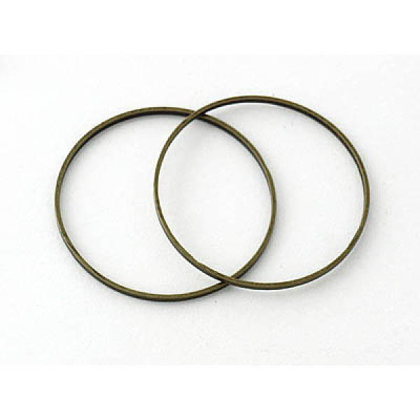 PandaHall Brass Linking Rings, Nickel Free, Antique Bronze, 20x0.7~1mm Brass Ring
PandaHall Brass Linking Rings, Nickel Free, Antique Bronze, 20x0.7~1mm Brass Ring