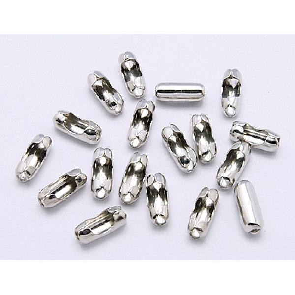 PandaHall Brass Ball Chain Connectors, Platinum, 10x4mm, Fit for 3.2mm ball chain Brass
PandaHall Brass Ball Chain Connectors, Platinum, 10x4mm, Fit for 3.2mm ball chain Brass