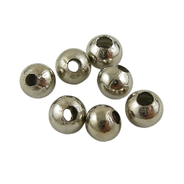 PandaHall Brass Smooth Round Beads, Seamed Spacer Beads, Platinum, 3mm, Hole: 1mm Brass Round
PandaHall Brass Smooth Round Beads, Seamed Spacer Beads, Platinum, 3mm, Hole: 1mm Brass Round