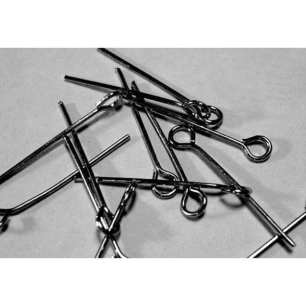 PandaHall Iron Eye Pin, Cadmium Free & Lead Free, Gunmetal, 45x0.7mm, Hole: 2mm, about 6000pcs/1000g Iron
PandaHall Iron Eye Pin, Cadmium Free & Lead Free, Gunmetal, 45x0.7mm, Hole: 2mm, about 6000pcs/1000g Iron