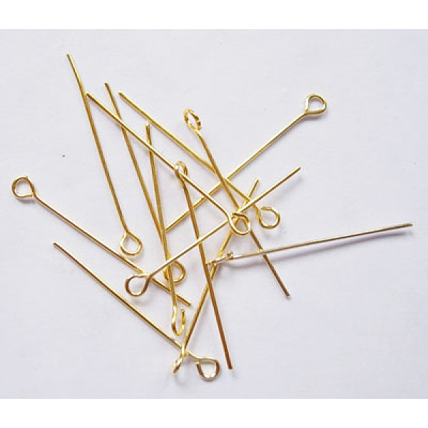 PandaHall Iron Eye Pin, Cadmium Free & Lead Free, Golden, 32x0.7mm, Hole: 2mm, about 7600pcs/1000g Iron
PandaHall Iron Eye Pin, Cadmium Free & Lead Free, Golden, 32x0.7mm, Hole: 2mm, about 7600pcs/1000g Iron