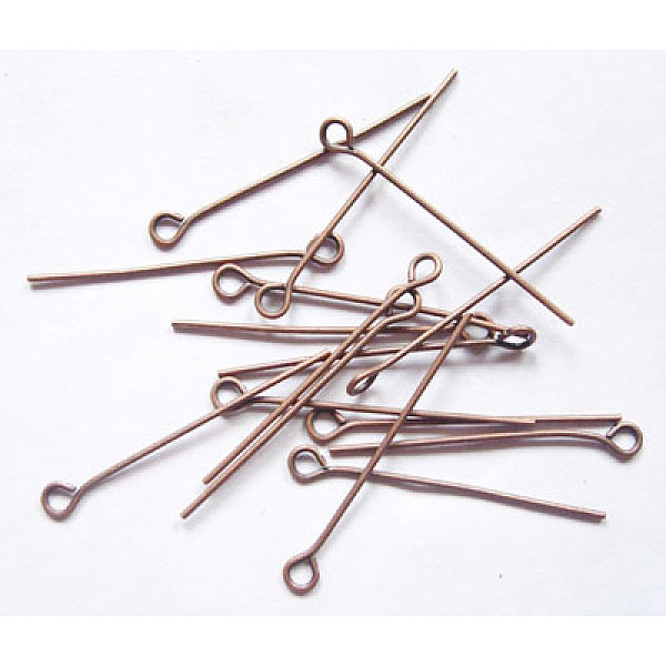 PandaHall Iron Eye Pin, Cadmium Free & Nickel Free & Lead Free, Red Copper, 35x0.7mm, Hole: 2mm, about 7000pcs/1000g Iron
PandaHall Iron Eye Pin, Cadmium Free & Nickel Free & Lead Free, Red Copper, 35x0.7mm, Hole: 2mm, about 7000pcs/1000g Iron