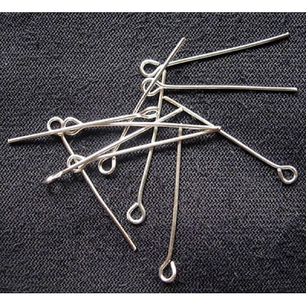 PandaHall Iron Eye Pin, Cadmium Free & Lead Free, Silver, 22x0.7mm, Hole: 2mm, about 12000pcs/1000g Iron
PandaHall Iron Eye Pin, Cadmium Free & Lead Free, Silver, 22x0.7mm, Hole: 2mm, about 12000pcs/1000g Iron