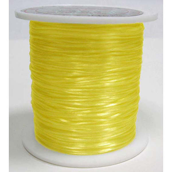 PandaHall Flat Elastic Crystal String, Elastic Beading Thread, for Stretch Bracelet Making, Dyed, Yellow, 0.8mm, about 9.84~10.93 yards...
PandaHall Flat Elastic Crystal String, Elastic Beading Thread, for Stretch Bracelet Making, Dyed, Yellow, 0.8mm, about 9.84~10.93 yards...