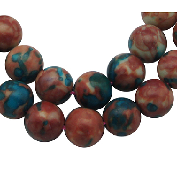 PandaHall Synthetic Ocean White Jade(Rain Flower Stone) Beads Strands, Dyed, Round, Red, 8mm, Hole: 0.8mm, 50pcs/strand, 15 inch White Jade...
PandaHall Synthetic Ocean White Jade(Rain Flower Stone) Beads Strands, Dyed, Round, Red, 8mm, Hole: 0.8mm, 50pcs/strand, 15 inch White Jade...