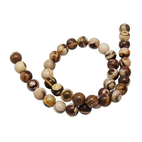 PandaHall Natural Australia Zebra Stone Beads Strands, Round, Colorful, Size: about 10mm in diameter, hole: 1mm, 38pcs/strand, 15.7 inch...
PandaHall Natural Australia Zebra Stone Beads Strands, Round, Colorful, Size: about 10mm in diameter, hole: 1mm, 38pcs/strand, 15.7 inch...
