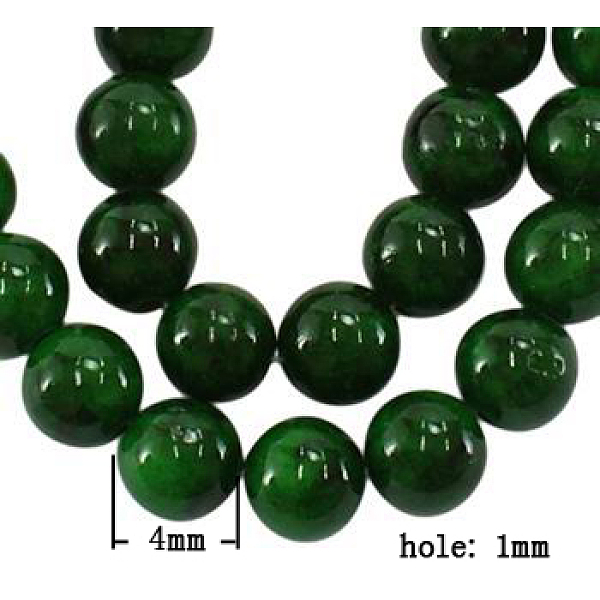 PandaHall Natural Yellow Jade Beads, Dyed, Round, Dark Green, 4mm, Hole: 1mm Yellow Jade Round Green
PandaHall Natural Yellow Jade Beads, Dyed, Round, Dark Green, 4mm, Hole: 1mm Yellow Jade Round Green