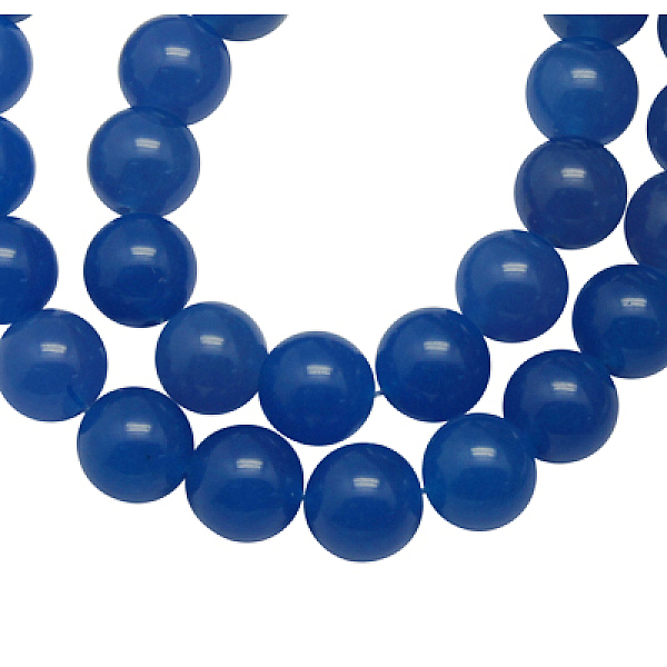 PandaHall Natural Gemstone Beads Strands, Natural White Jade, Round, Dyed & Heated, Blue, 8mm, Hole: 1mm, about 48pcs/strand, 15.5 inch...
PandaHall Natural Gemstone Beads Strands, Natural White Jade, Round, Dyed & Heated, Blue, 8mm, Hole: 1mm, about 48pcs/strand, 15.5 inch...