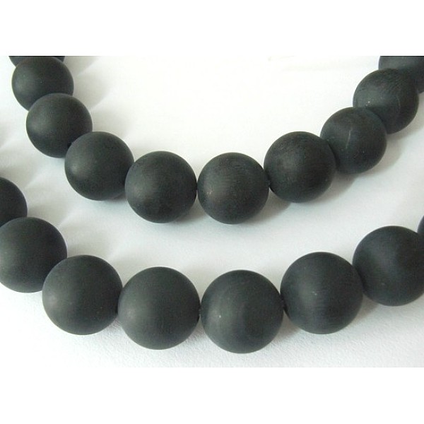 PandaHall Grade A Natural Black Agate Beads Strands, Dyed, Frosted, Round, 14mm, Hole: 1.2mm, about 28pcs/strand, 15 inch Black Agate Round...
PandaHall Grade A Natural Black Agate Beads Strands, Dyed, Frosted, Round, 14mm, Hole: 1.2mm, about 28pcs/strand, 15 inch Black Agate Round...
