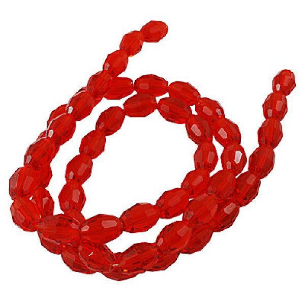 PandaHall Glass Beads Strands, Faceted, Oval, Crimson, about 6mm long, 4mm thick, hole: 1mm, about 72pcs/strand Glass Oval Pink
PandaHall Glass Beads Strands, Faceted, Oval, Crimson, about 6mm long, 4mm thick, hole: 1mm, about 72pcs/strand Glass Oval Pink