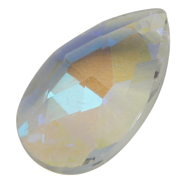 PandaHall Glass Pendants, Crystal Suncatcher, Faceted, teardrop, AB Color, Clear AB, Size: about 13mm wide, 22mm long, 8mm thick, hole..., White
PandaHall Glass Pendants, Crystal Suncatcher, Faceted, teardrop, AB Color, Clear AB, Size: about 13mm wide, 22mm long, 8mm thick, hole..., White