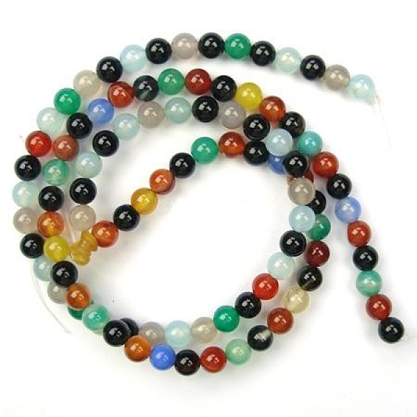 PandaHall 16 inch Round Gemstone Strands, Dyed, Color Agate, Bead: 10mm in diameter, hole: 1mm. about 40pcs/strand Multi-Color Agate Round..., Multicolor
PandaHall 16 inch Round Gemstone Strands, Dyed, Color Agate, Bead: 10mm in diameter, hole: 1mm. about 40pcs/strand Multi-Color Agate Round..., Multicolor