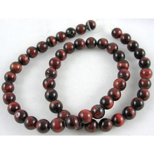 PandaHall 15~16 inch Round Gemstone Strand, Red Tiger Eye, Dyed & Heated, 6mm in diameter, hole: 1mm, about 50pcs/strand, 15~16 inch/strand...
PandaHall 15~16 inch Round Gemstone Strand, Red Tiger Eye, Dyed & Heated, 6mm in diameter, hole: 1mm, about 50pcs/strand, 15~16 inch/strand...