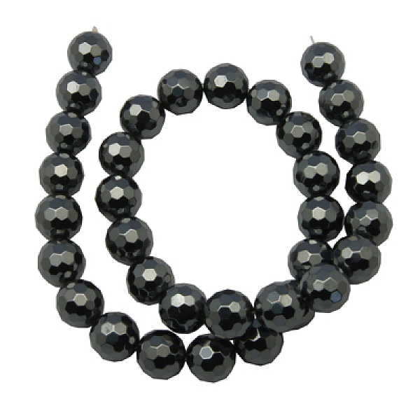 PandaHall Magnetic Synthetic Hematite Beads Strands, 96 Faceted, Round, Black, about 8mm in diameter, hole:1mm, 51pcs/strand, 16 inch...
PandaHall Magnetic Synthetic Hematite Beads Strands, 96 Faceted, Round, Black, about 8mm in diameter, hole:1mm, 51pcs/strand, 16 inch...