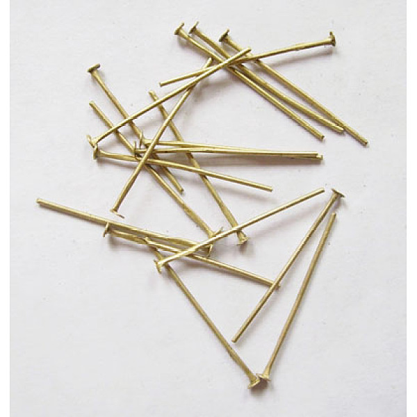 PandaHall Iron Flat Head Pins, Cadmium Free & Nickel Free & Lead Free, Antique Bronze, 26x0.75~0.8mm, 20 Gauge, 8400pcs/1000g, Head: 2mm...
PandaHall Iron Flat Head Pins, Cadmium Free & Nickel Free & Lead Free, Antique Bronze, 26x0.75~0.8mm, 20 Gauge, 8400pcs/1000g, Head: 2mm...