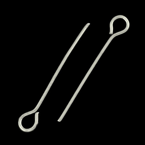 PandaHall Jewelry Findings, Iron Eye Pin, Platinum, 50x0.7mm, about 4400pcs/1000g Iron
PandaHall Jewelry Findings, Iron Eye Pin, Platinum, 50x0.7mm, about 4400pcs/1000g Iron