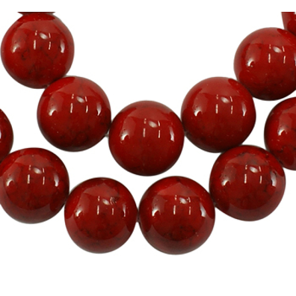 PandaHall Natural White Jade Beads Strands, Dyed, Red, Round, about 10mm in diameter, hole: 1mm, about 40pcs/strand, 16 inch White Jade...
PandaHall Natural White Jade Beads Strands, Dyed, Red, Round, about 10mm in diameter, hole: 1mm, about 40pcs/strand, 16 inch White Jade...
