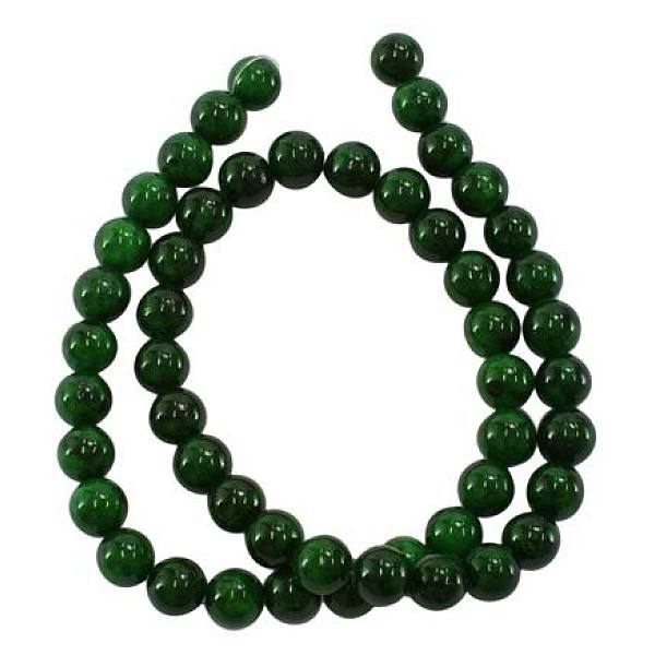 PandaHall Dyed Natural Yellow Jade Beads, Dark Green, Round, about 8mm in diameter, hole: 1mm, about 50 pcs/strand, 16 inch Yellow Jade...
PandaHall Dyed Natural Yellow Jade Beads, Dark Green, Round, about 8mm in diameter, hole: 1mm, about 50 pcs/strand, 16 inch Yellow Jade...